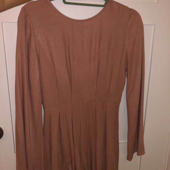 Long Sleeve nude Romper - Picture 6 of 6